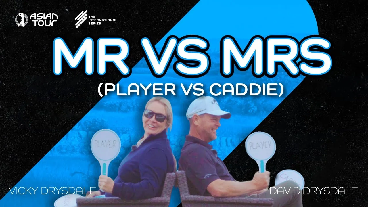 Mr & Mrs (Player vs Caddie) with the Drysdales