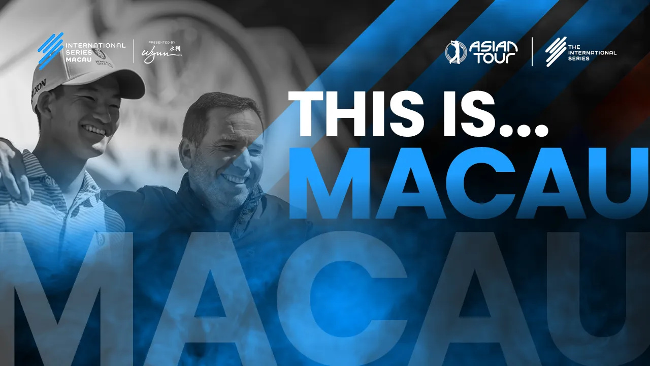 Players arrive at International Series Macau presented by Wynn